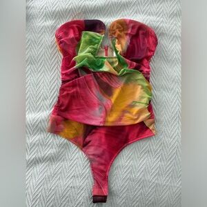 Vibrant colorful bodysuit